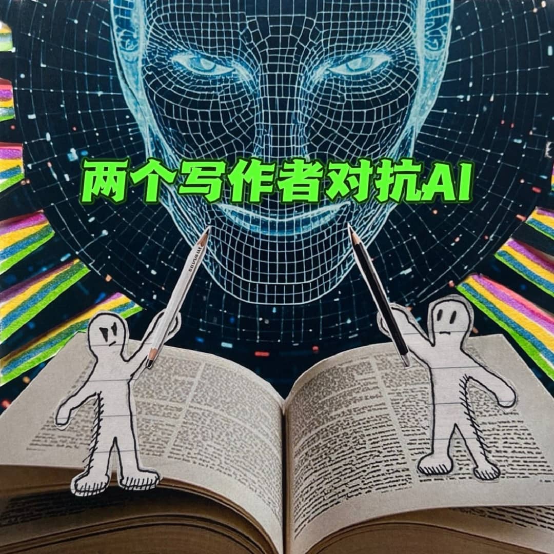 两个写作者对抗AI