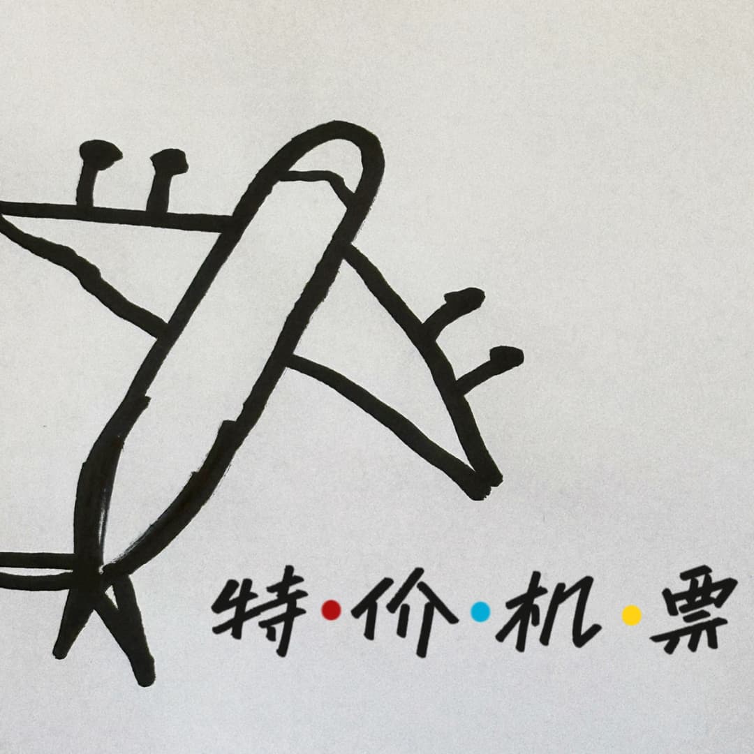 一张特价机票