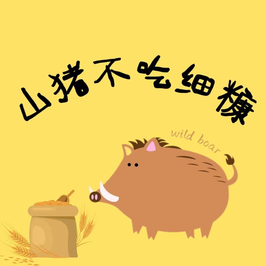 山猪不吃细糠