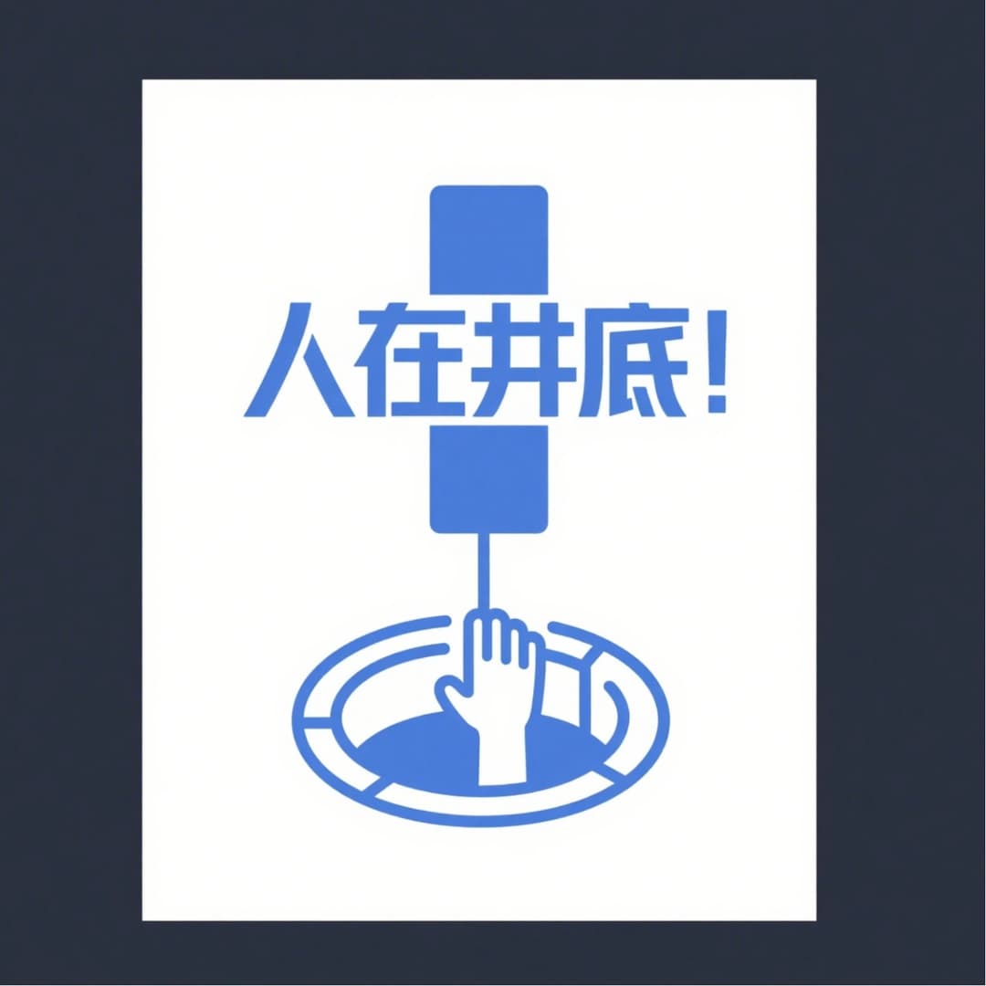 人在井底
