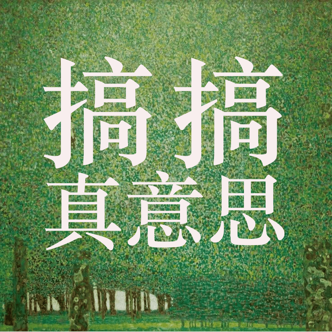 搞搞真意思